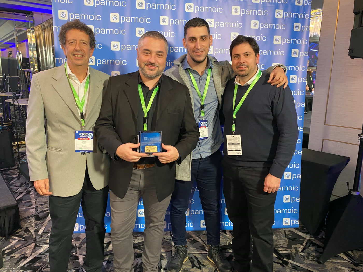 Equipo de Mitrol con el Premio PAMOIC Bronce a la Mejor Contribución Tecnológica
