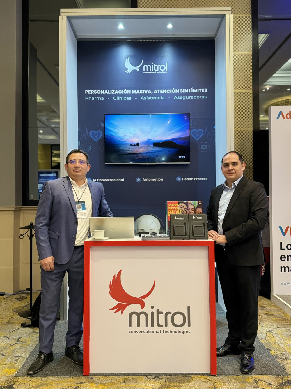 Showroom de Mitrol en IA Salud Tech 2025: personalización masiva para pharma, clínicas, asistencia y aseguradoras