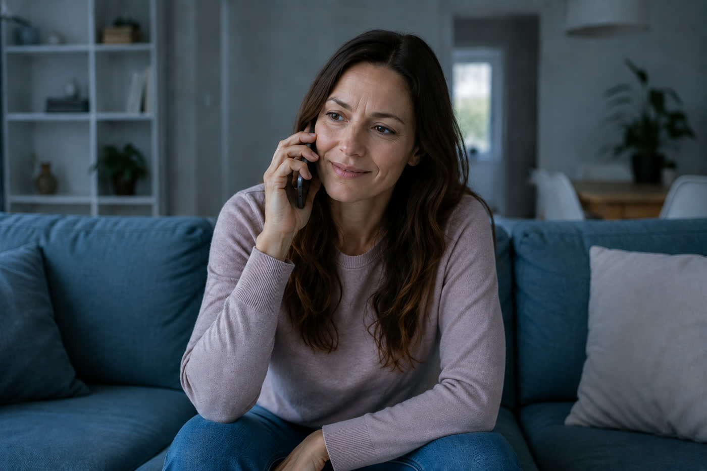 La misma clienta conversando con naturalidad con el IVR conversacional