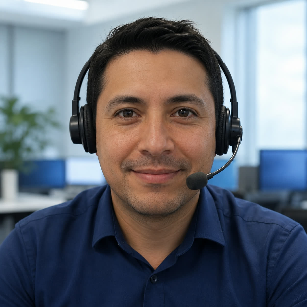 Analista de calidad evaluando interacciones